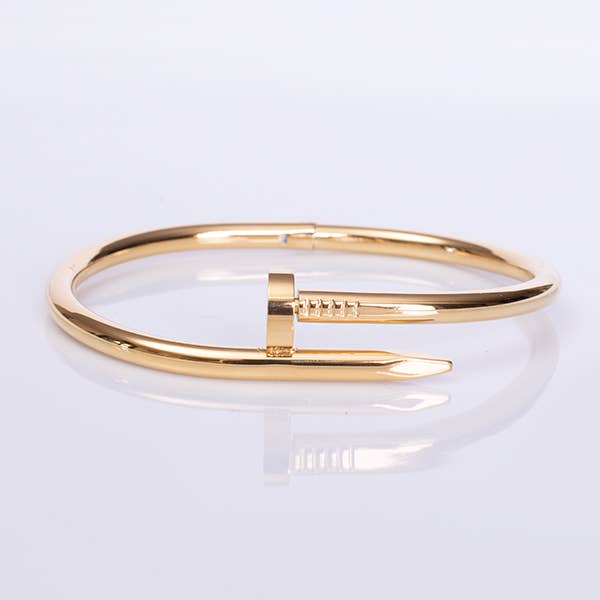 Golden Spike Nail Bangle