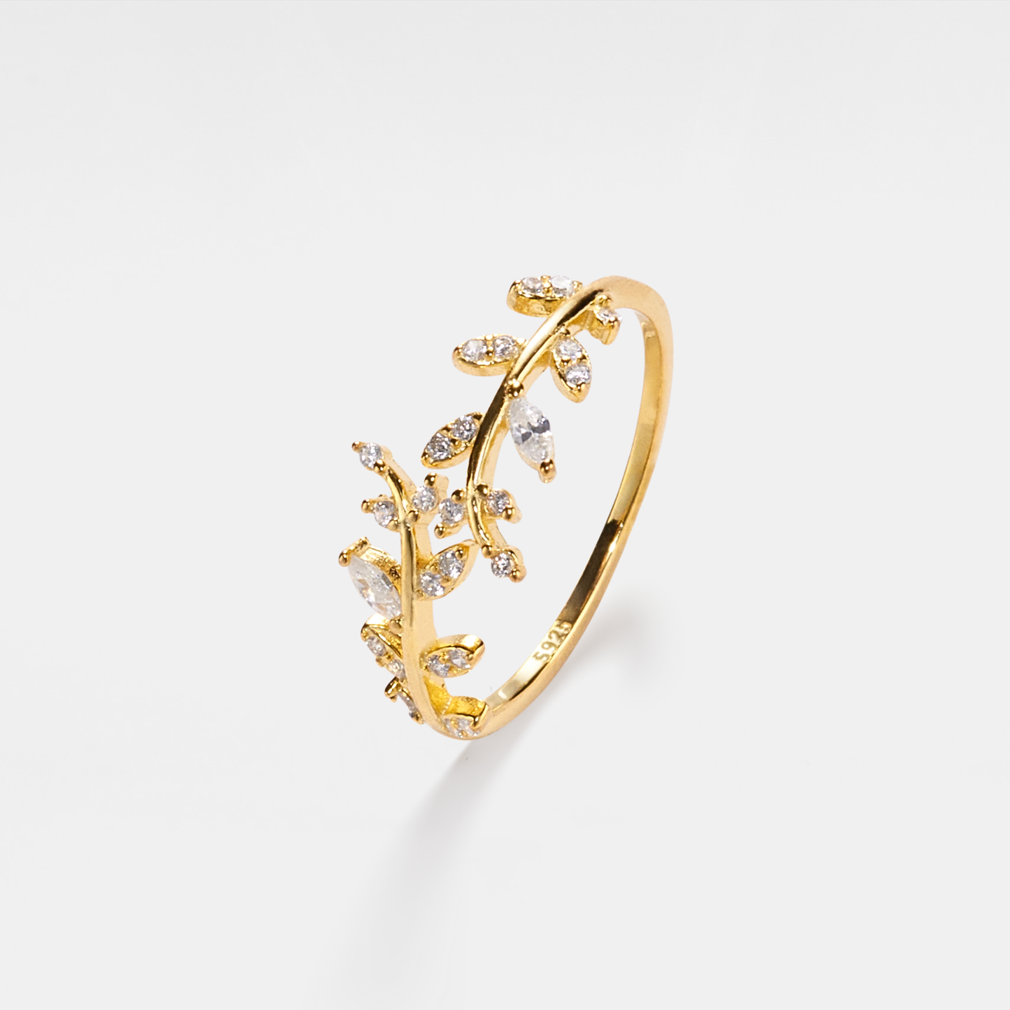 Olive Grove Gold Ring