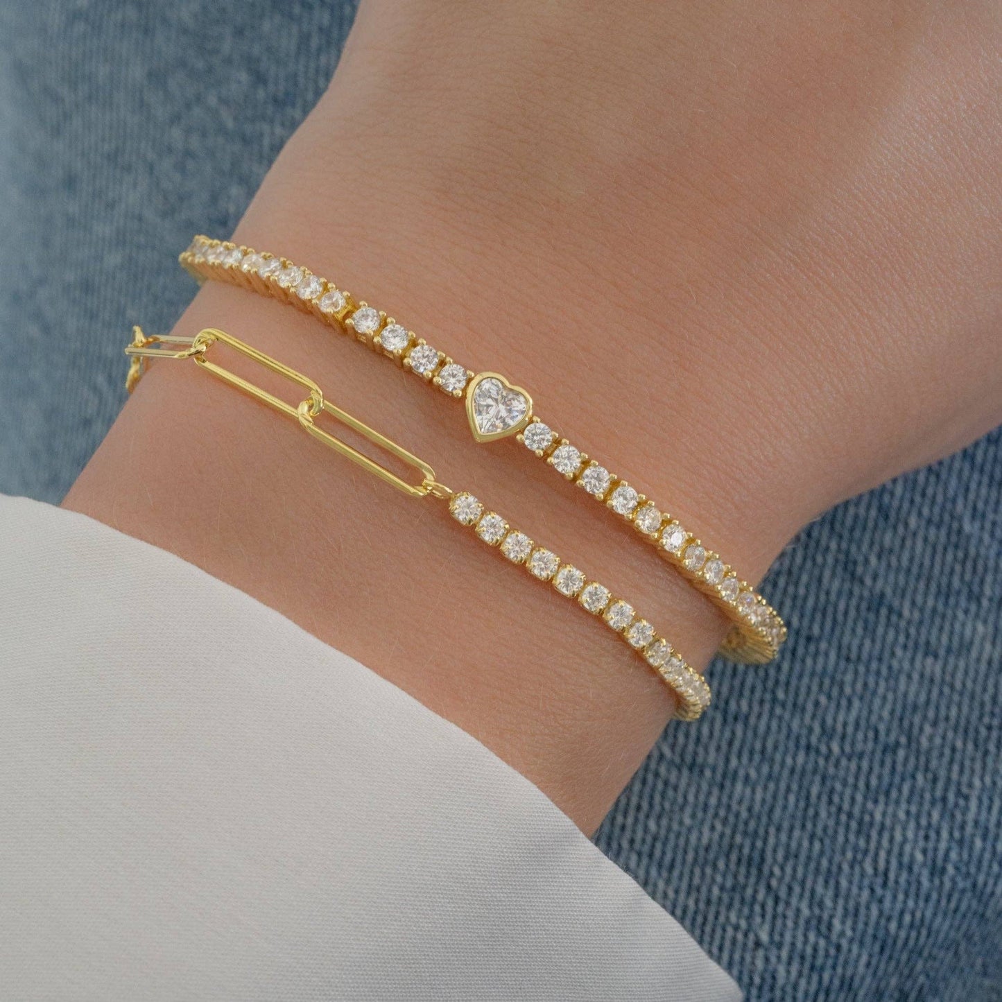 Heartstrings Tennis Bracelet