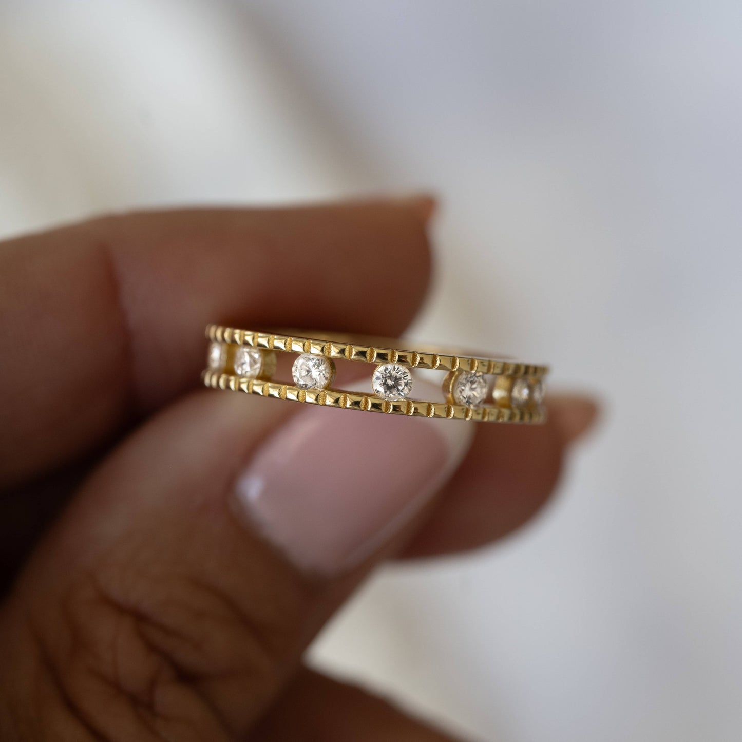 Parallel Love Ring