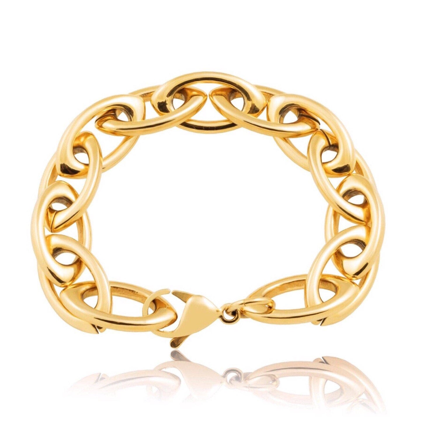 Charlie Oval Link Bracelet