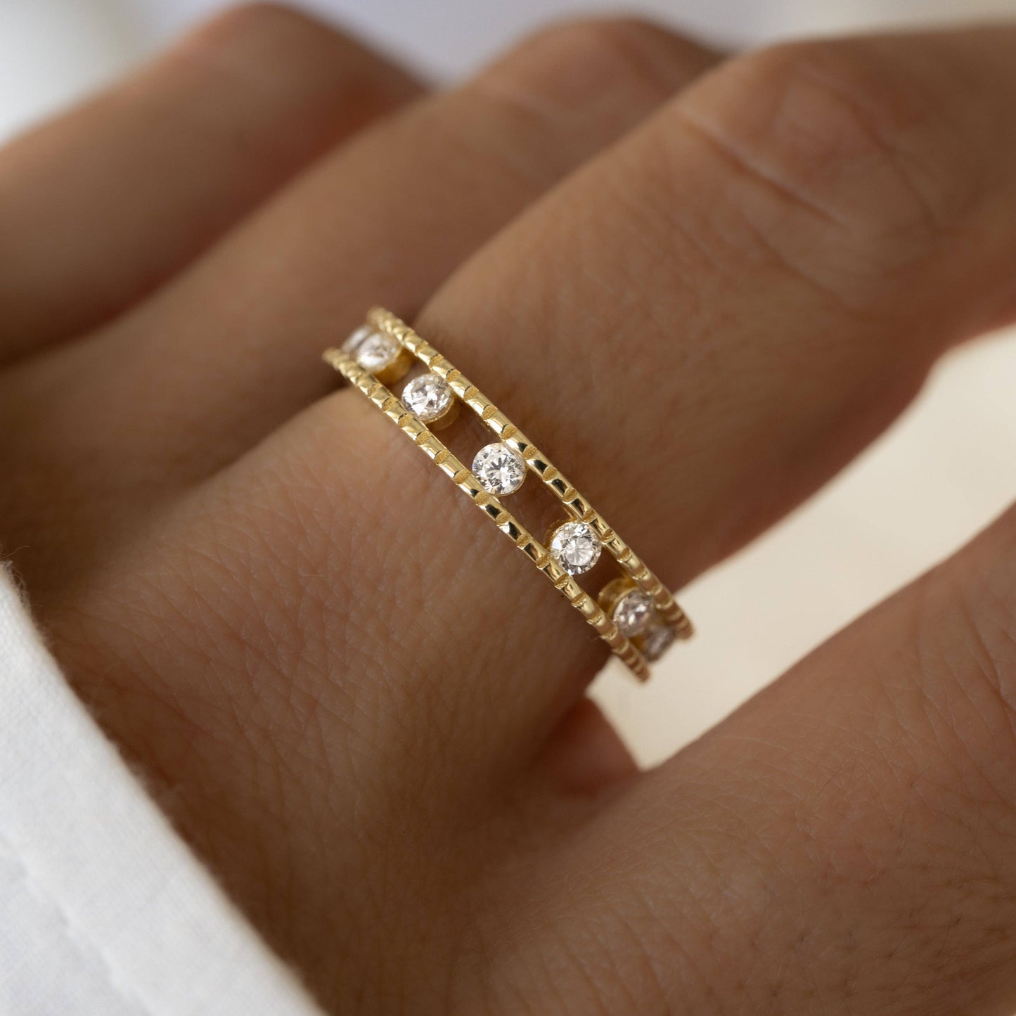 Parallel Love Ring