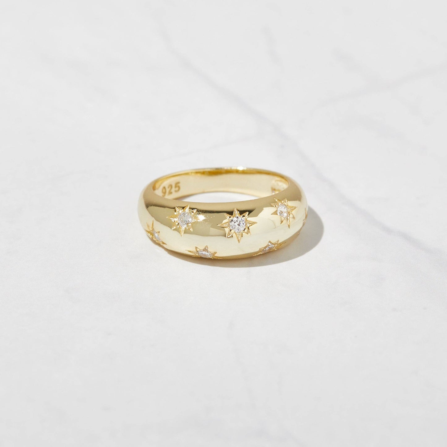 Celestial Love Dome Ring