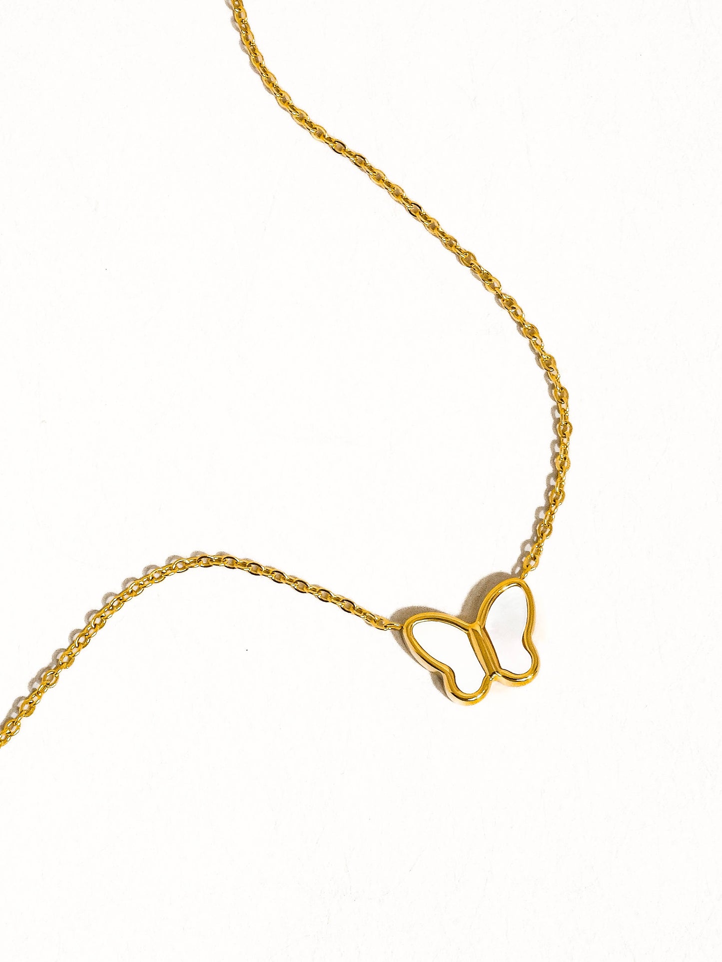 Sandy Butterfly Necklace