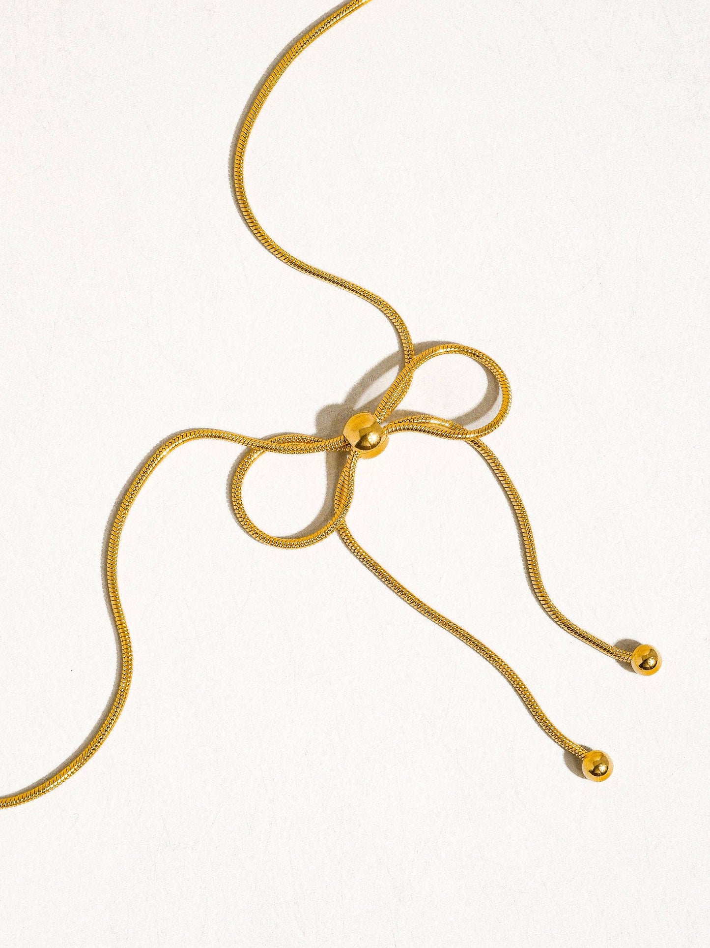 Wildrose Bow Chain Necklace