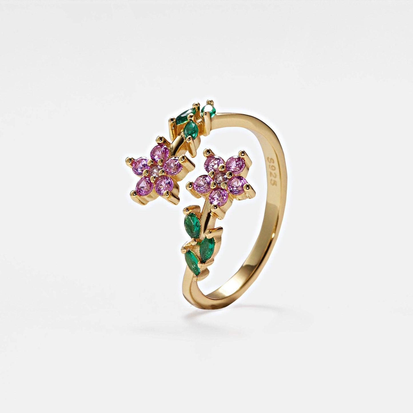 Gladiola Gem Cocktail Ring