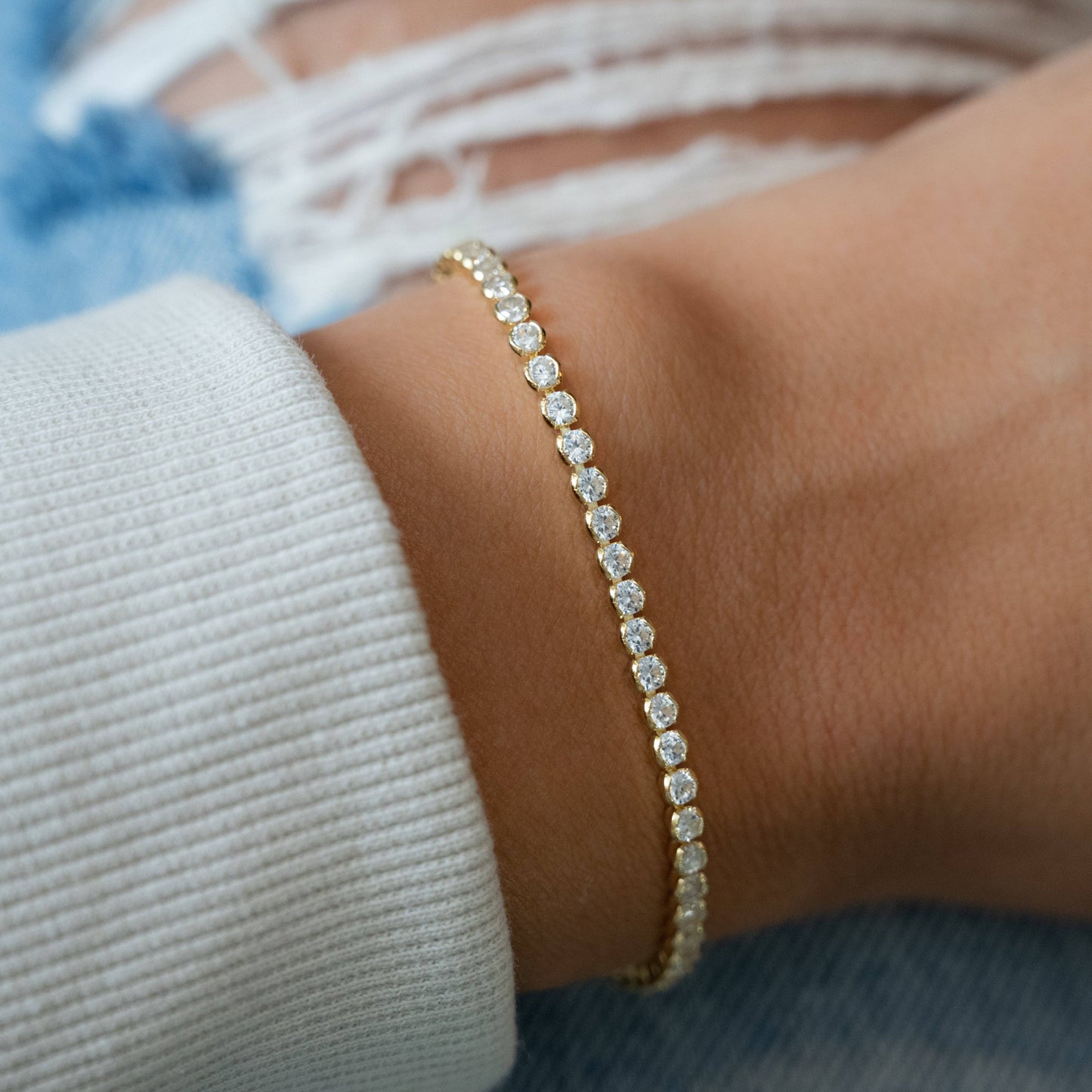 Rene Tennis Bracelet
