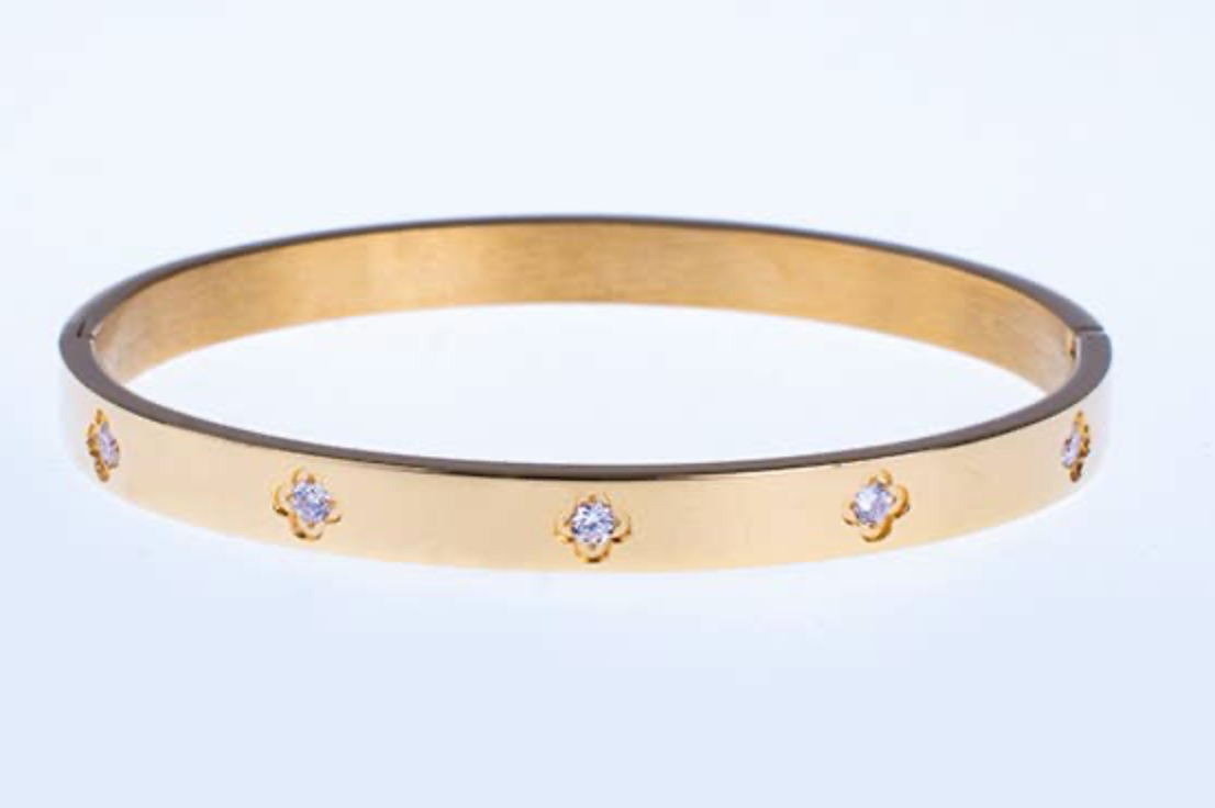Golden Bloom Bangle