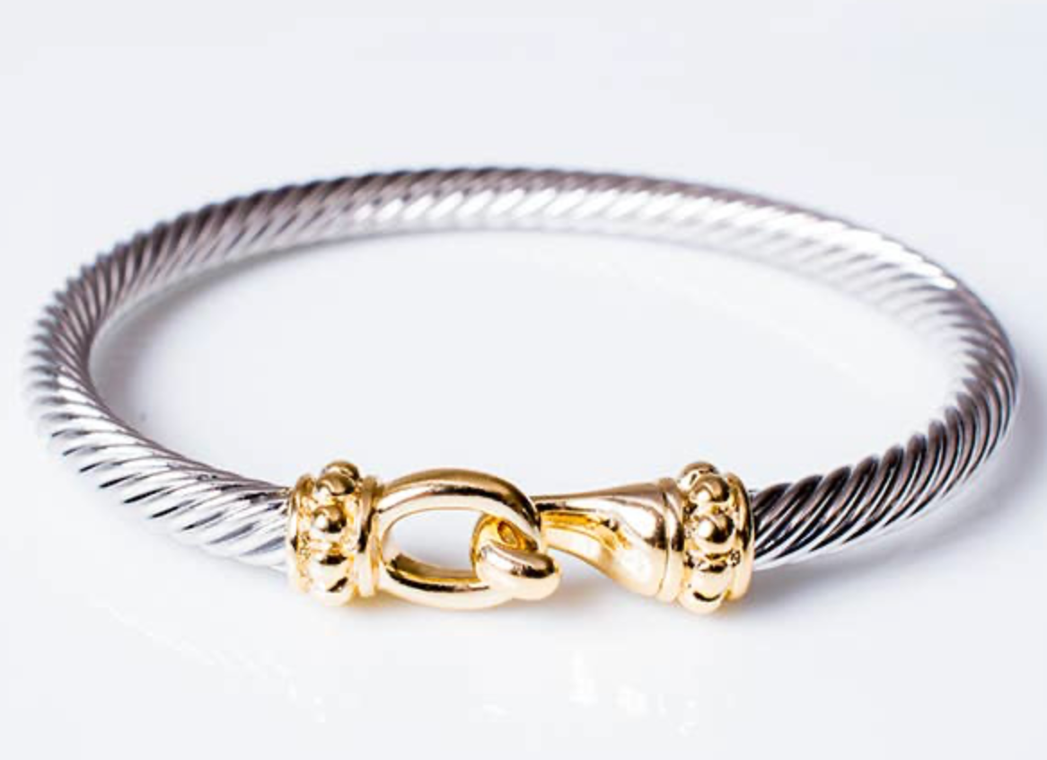 Golden Hook Bangle