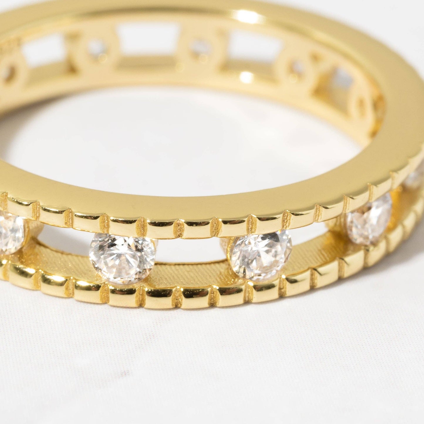 Parallel Love Ring