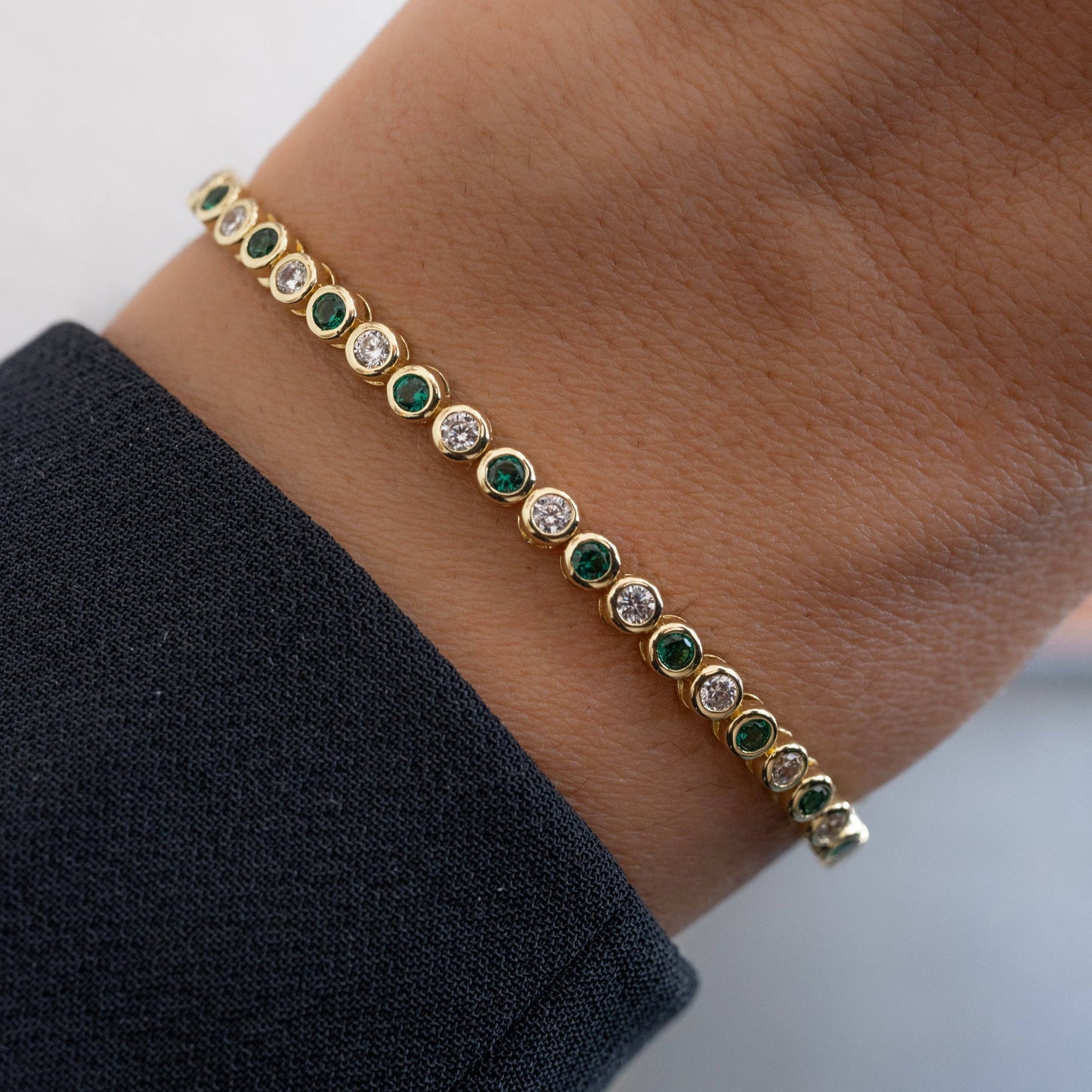 Emerald City Tennis Bracelet