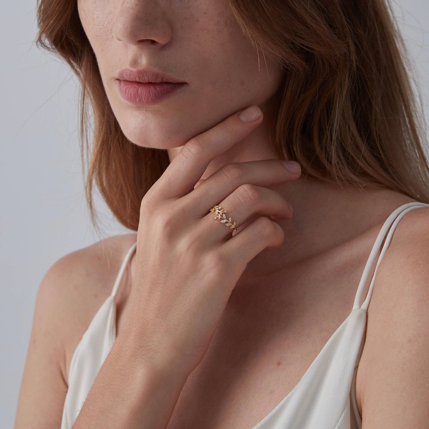 Olive Grove Gold Ring