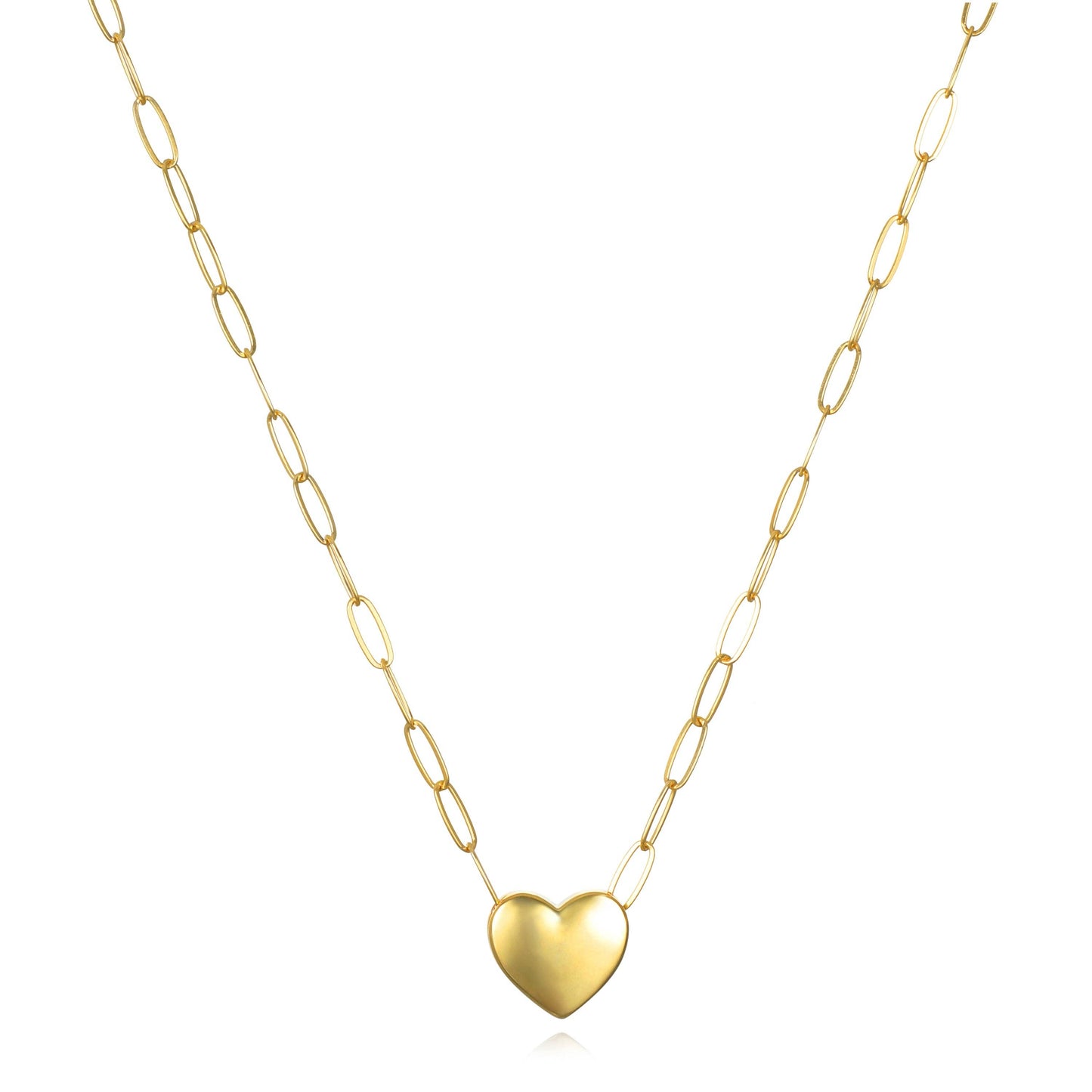 Paperclip Heart Necklace