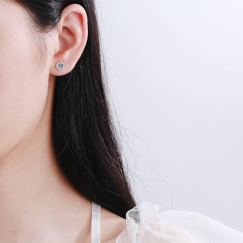 Mila Bezel Studs