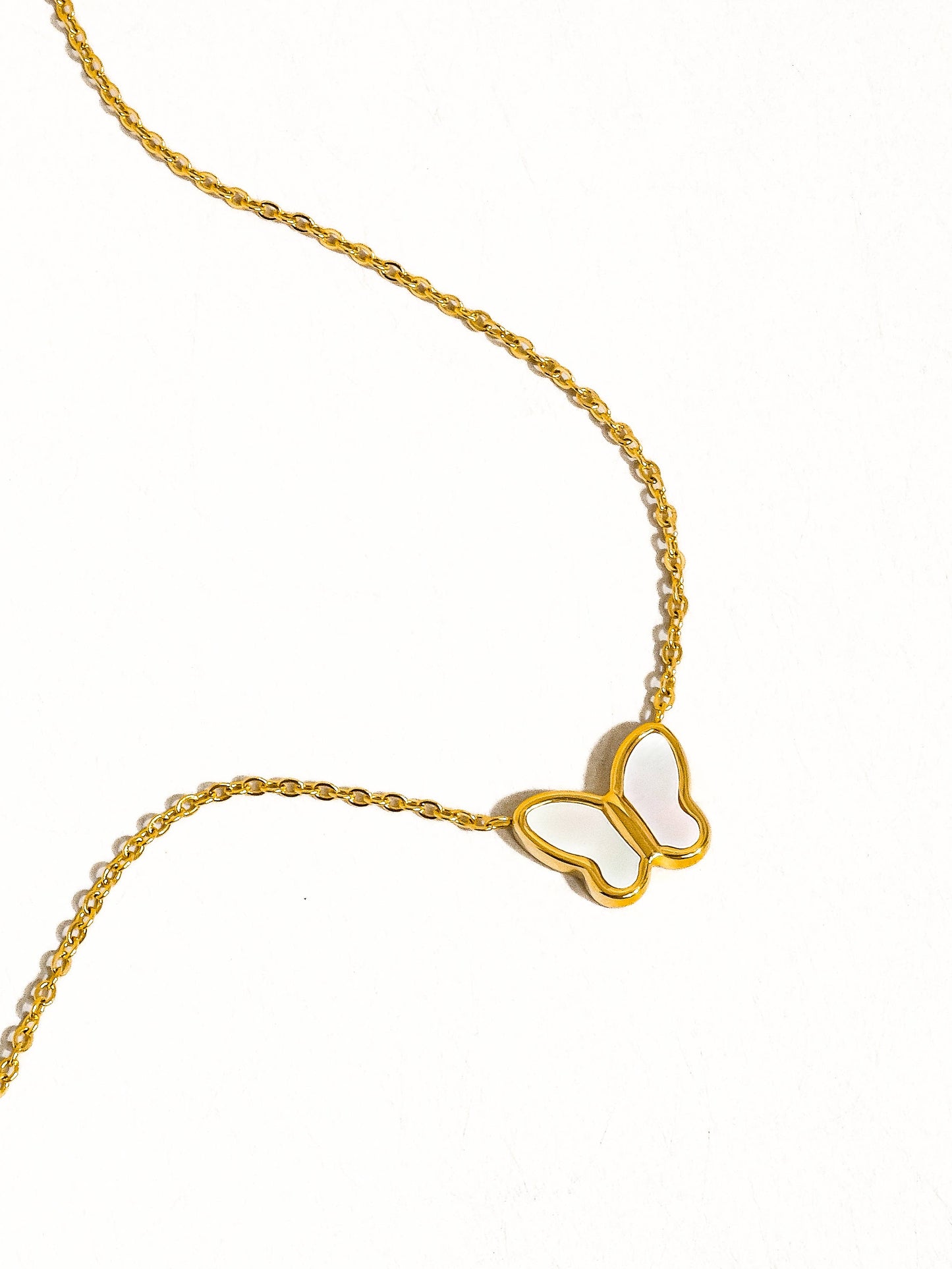 Sandy Butterfly Necklace