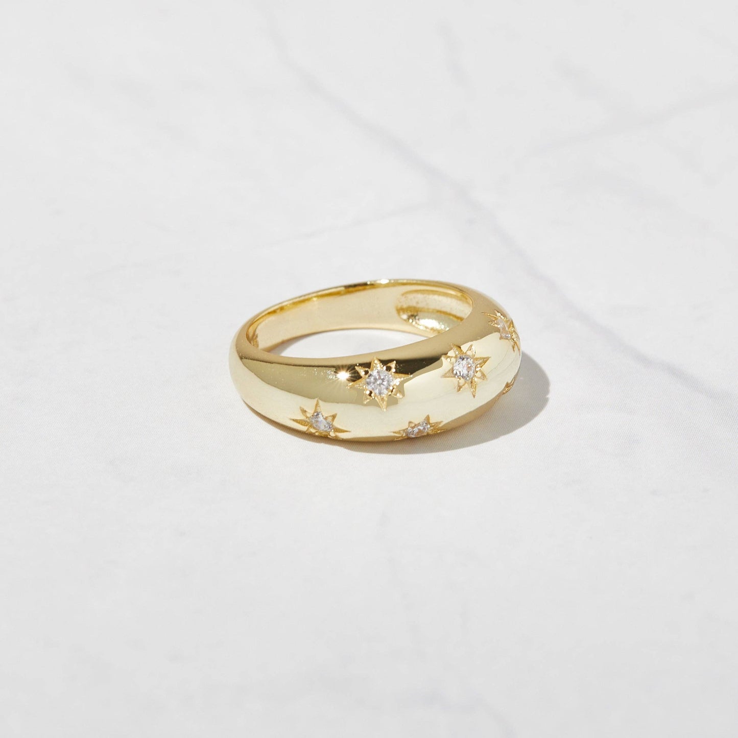 Celestial Love Dome Ring