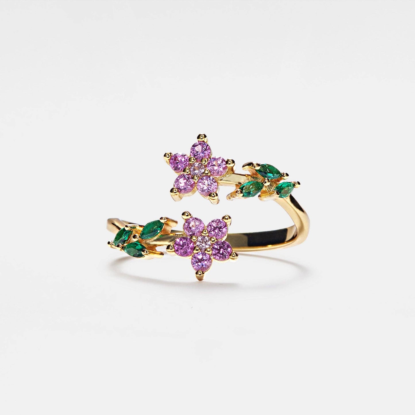 Gladiola Gem Cocktail Ring