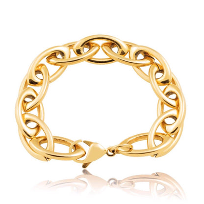 Charlie Oval Link Bracelet
