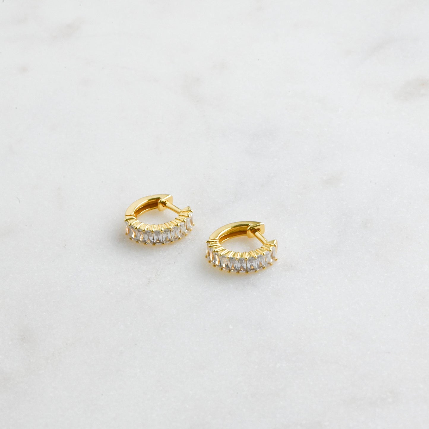 Sophia Baguette Hoops
