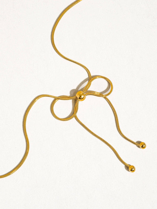 Wildrose Bow Chain Necklace