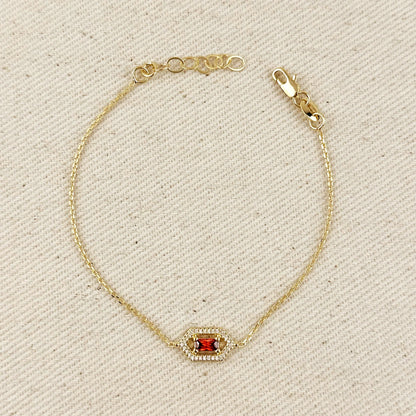 Fancy Birthstone Bracelet