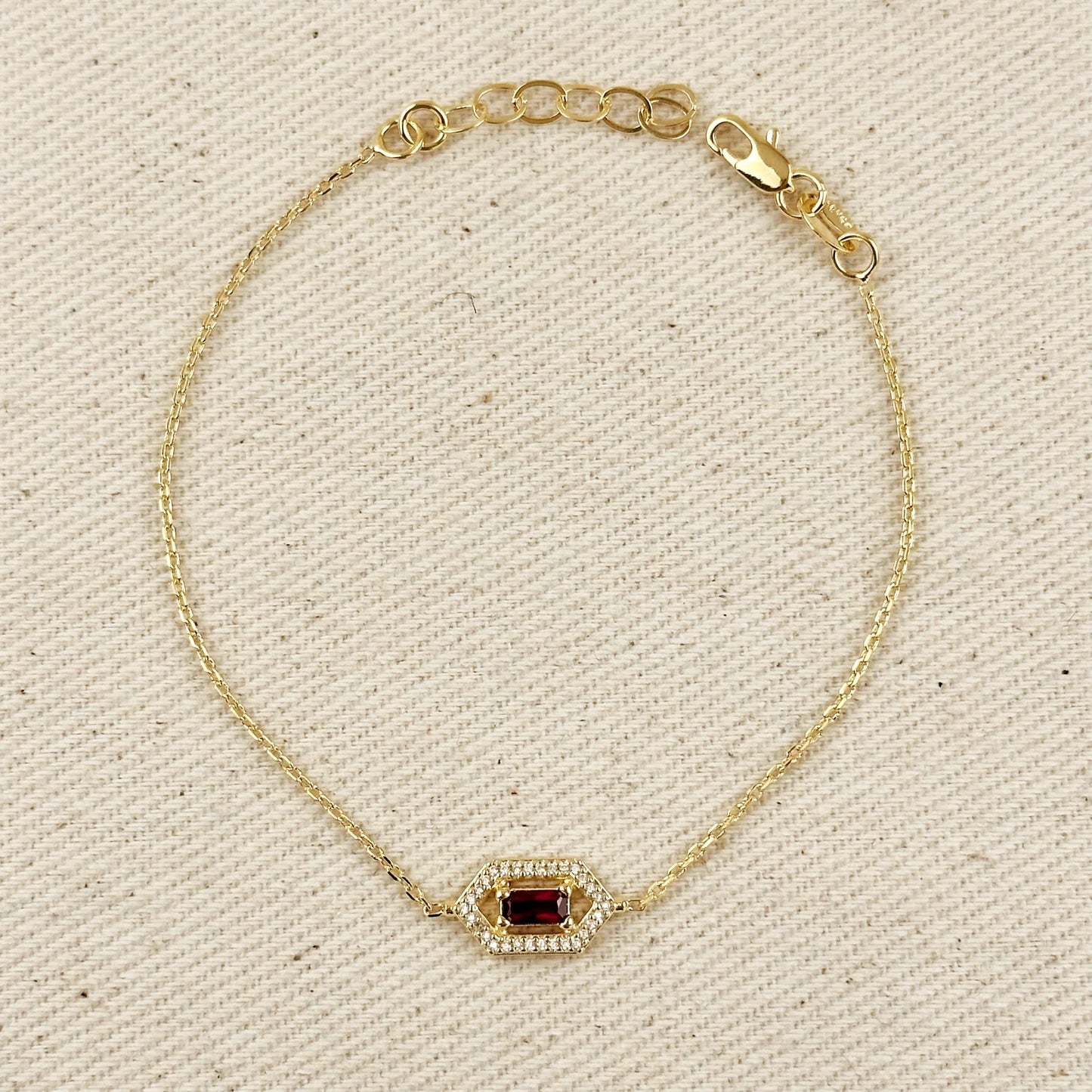 Fancy Birthstone Bracelet