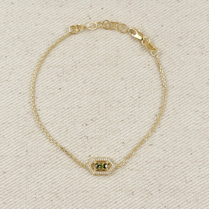 Fancy Birthstone Bracelet