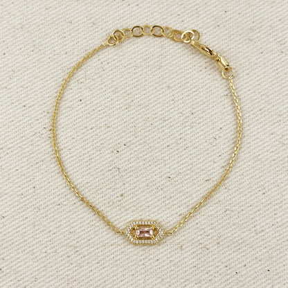 Fancy Birthstone Bracelet