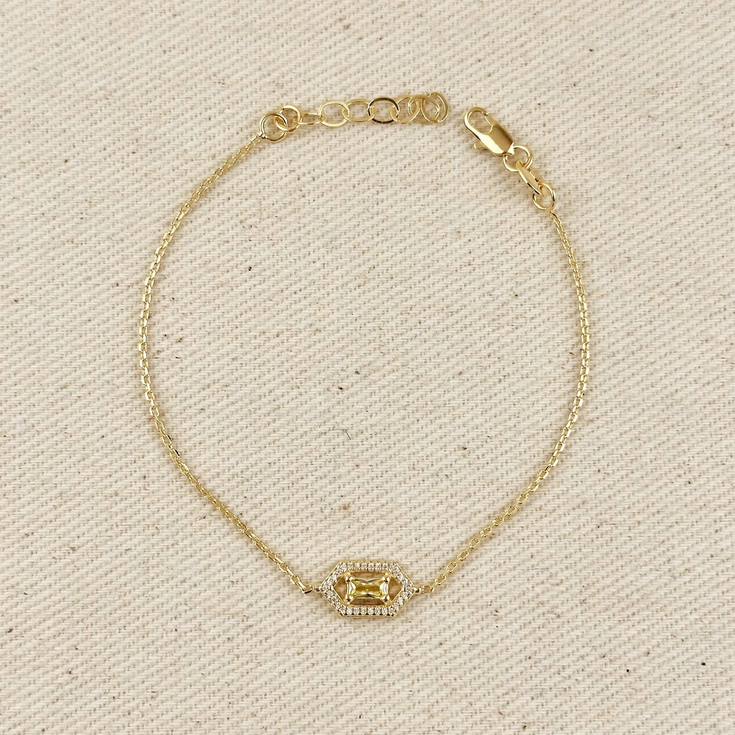 Fancy Birthstone Bracelet