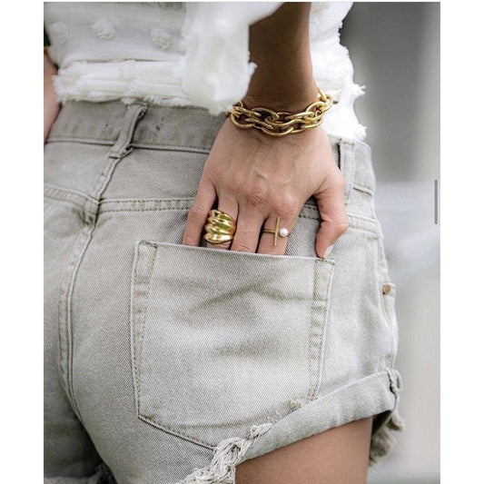 Charlie Oval Link Bracelet