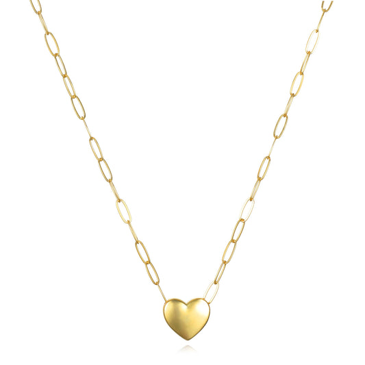 Paperclip Heart Necklace