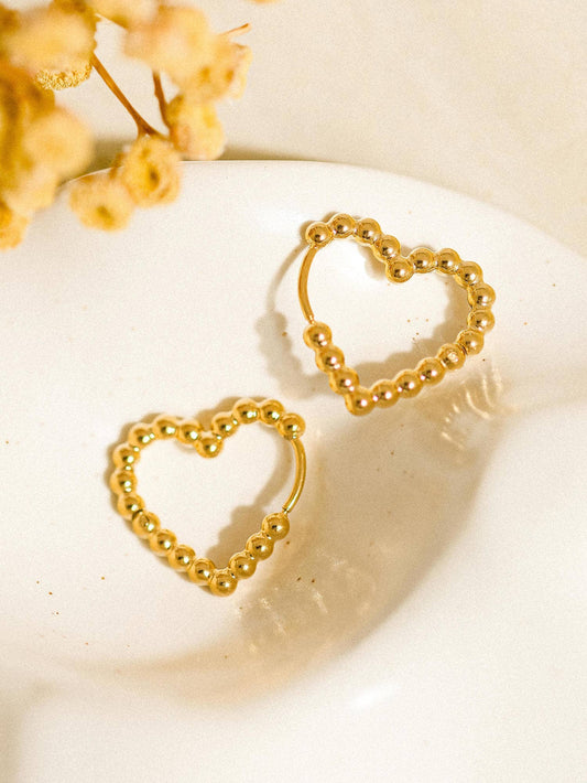Maxine Heart Earring