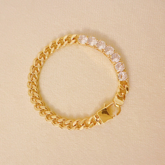 Glitz And Glam Chain Bracelet
