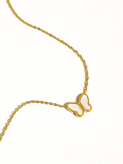 Sandy Butterfly Necklace