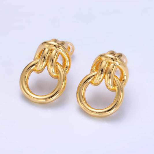 Twisted Love Stud Earrings