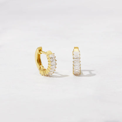Sophia Baguette Hoops