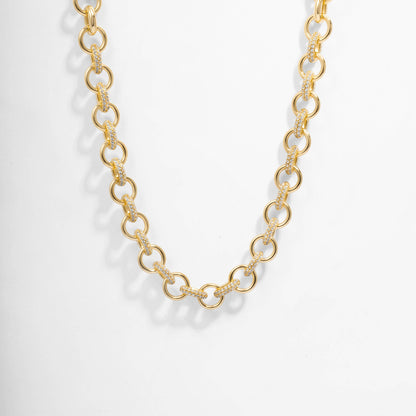 Statement Pave Loop Necklace