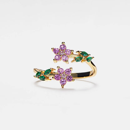 Gladiola Gem Cocktail Ring