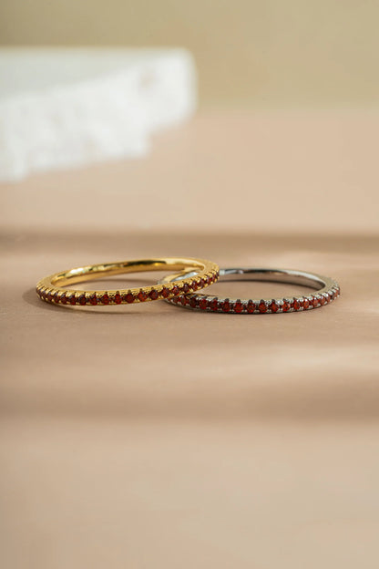 Birthstone Eternity Ring