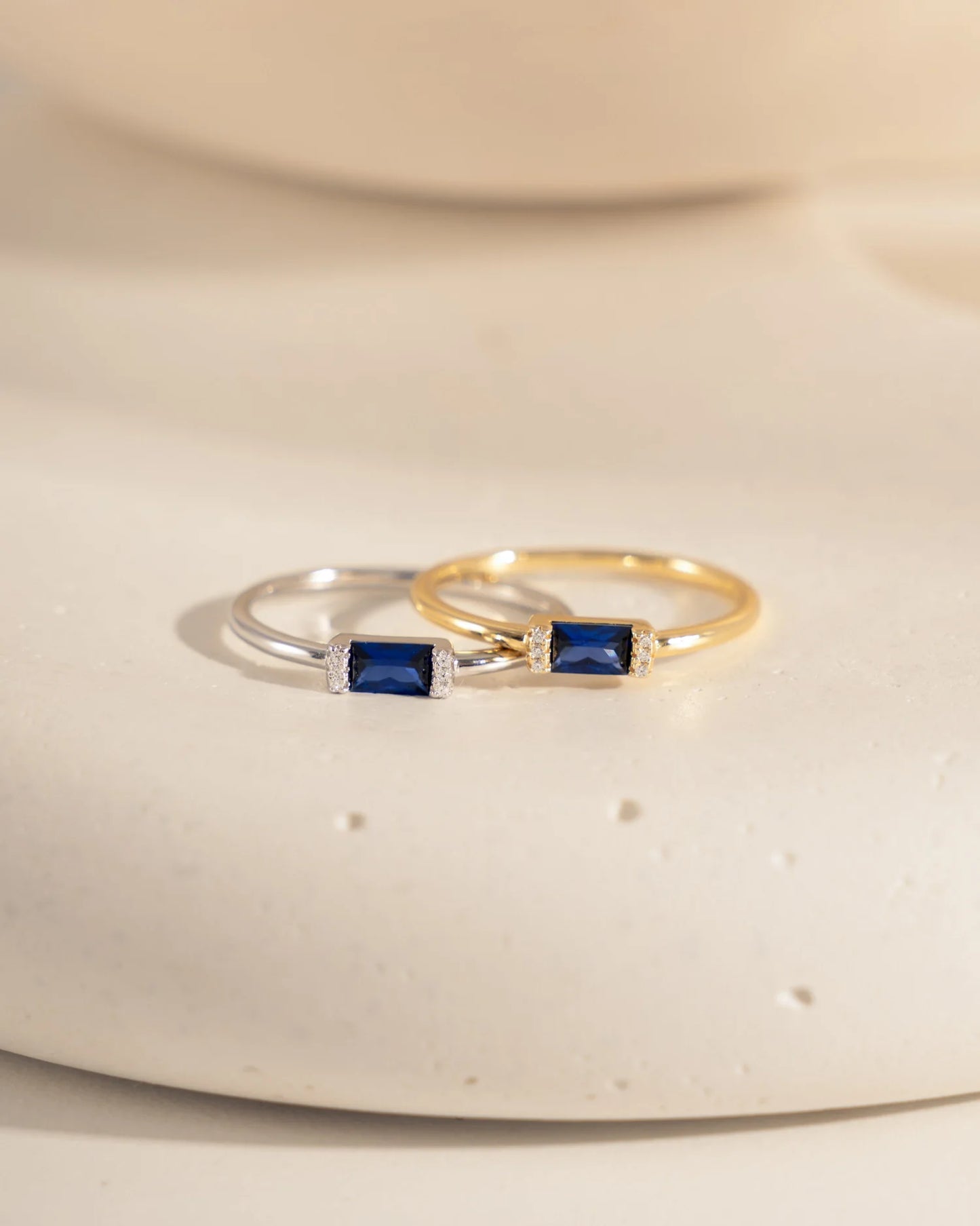 Baguette Birthstone Ring