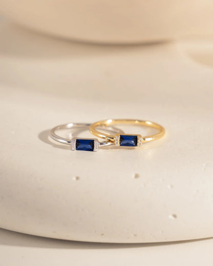 Baguette Birthstone Ring