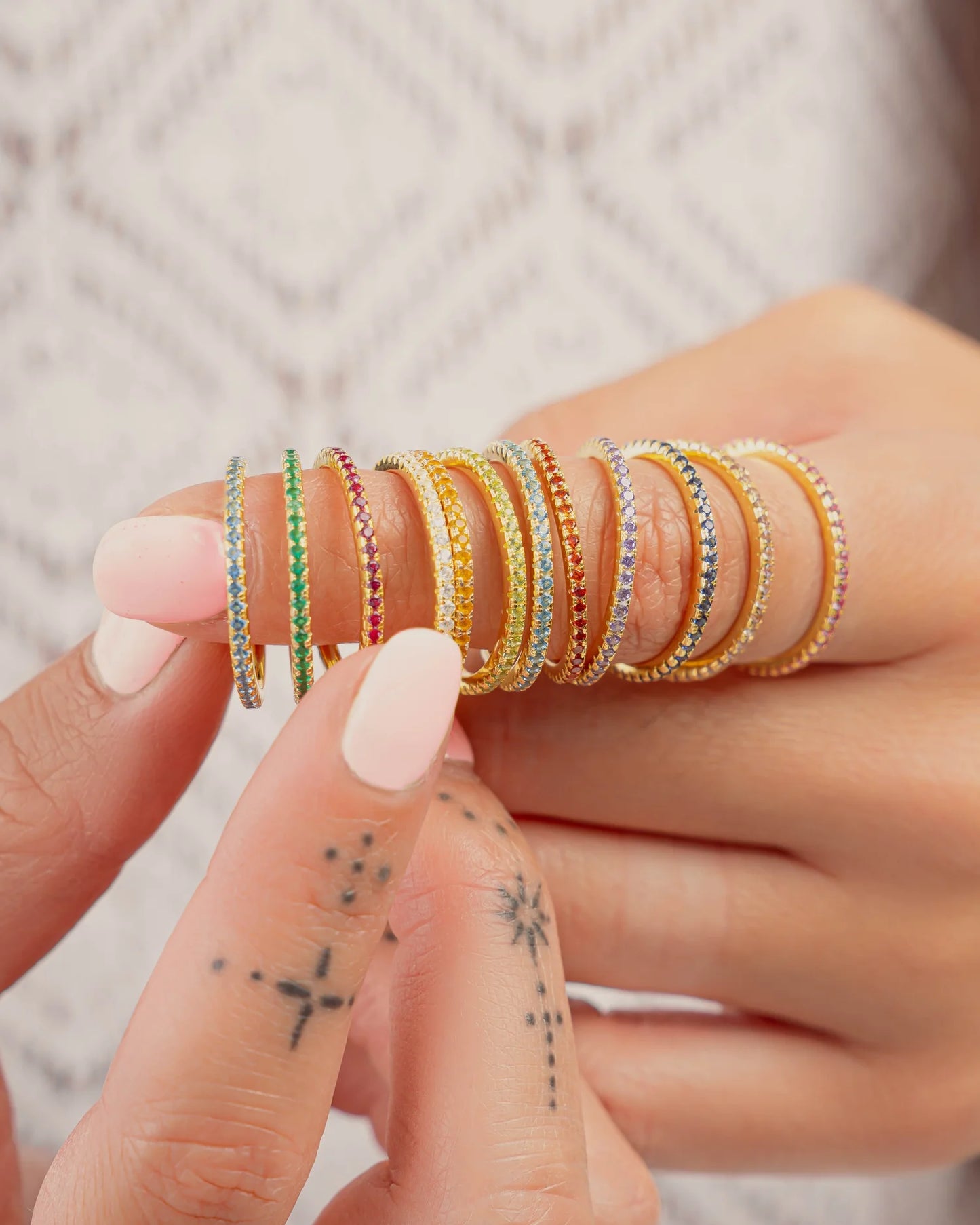 Birthstone Eternity Ring