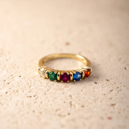 Custom Birthstone Ring