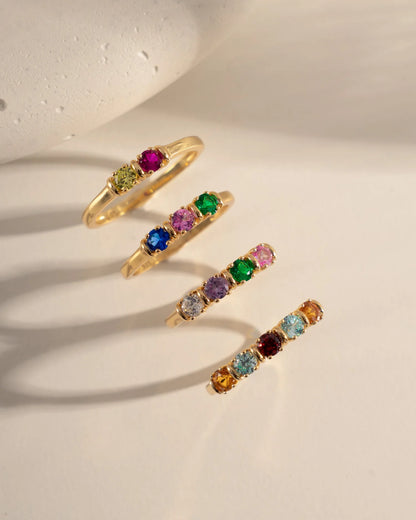 Custom Birthstone Ring