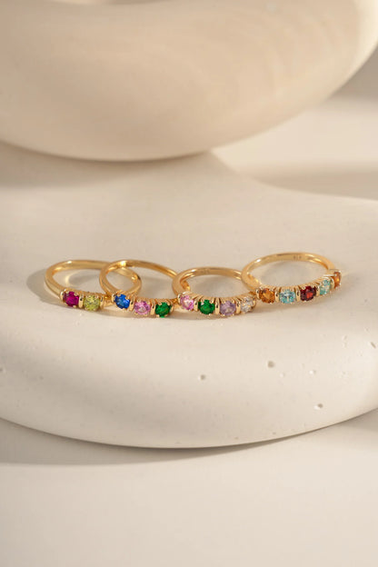 Custom Birthstone Ring